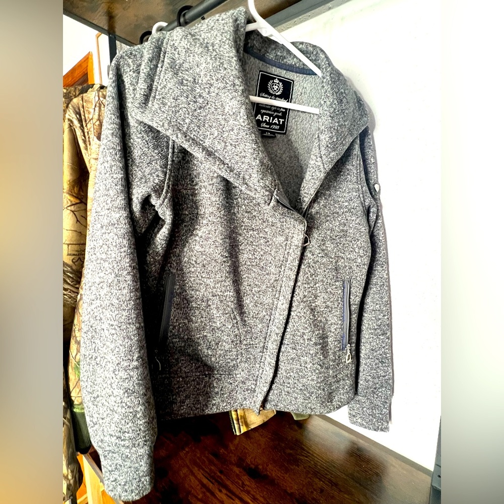 Ariat Jacket. Zippers are English stirrups. Size L. Smoke free home.